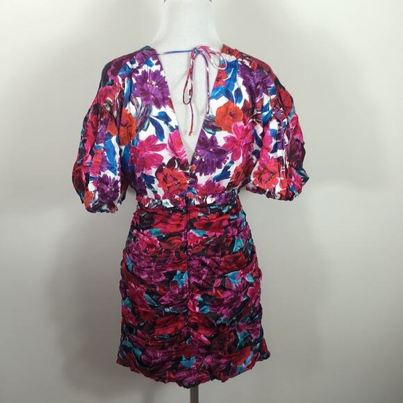 For Love & Lemons Cassandra Pink Mini Dress Size Small - Picture 8 of 10